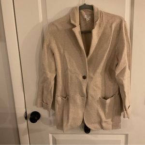 Jcrew sweater blazer